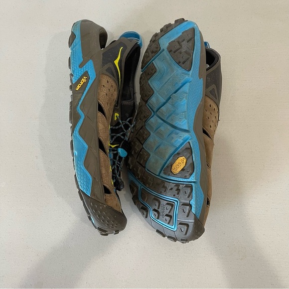 Hoka Men's Tor Trafa Shoe sandal Size 11 Vibram outdoor ruggedness support - Picture 12 of 16